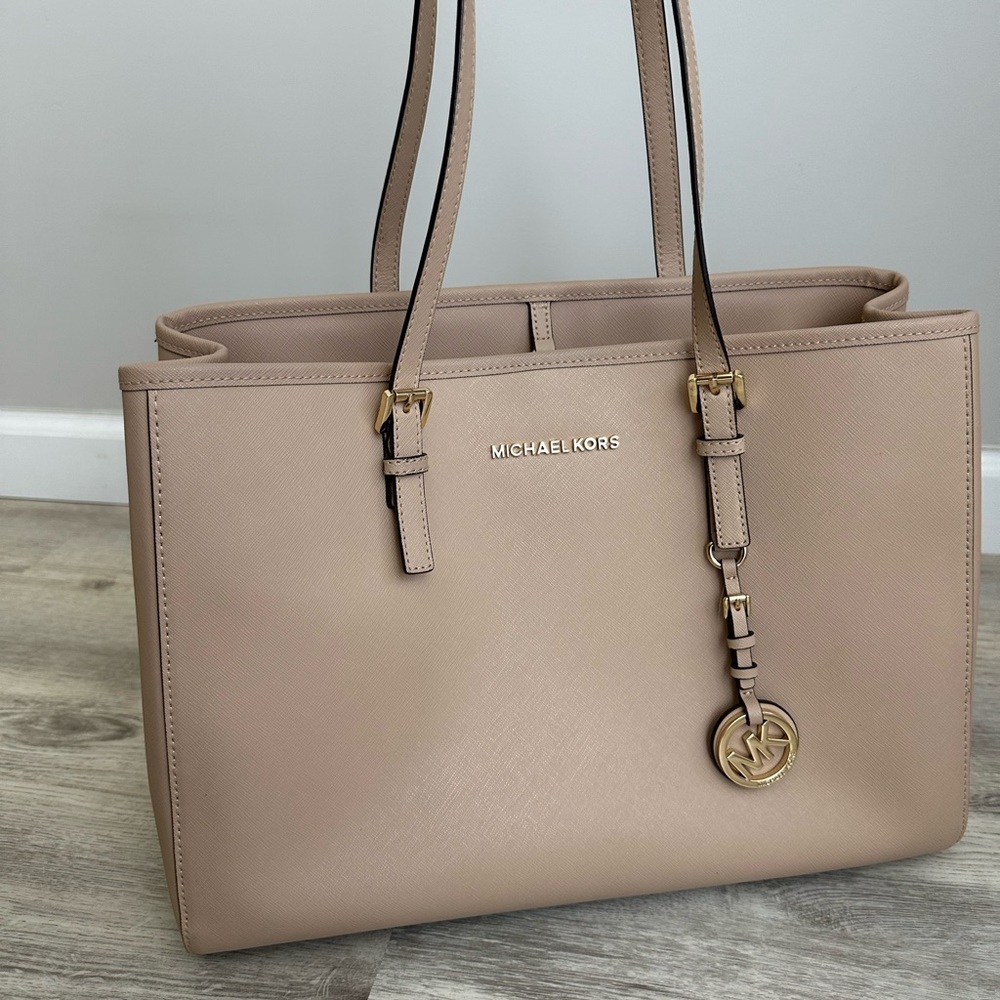 Michael Kors Tan Saffiano Leather Tote